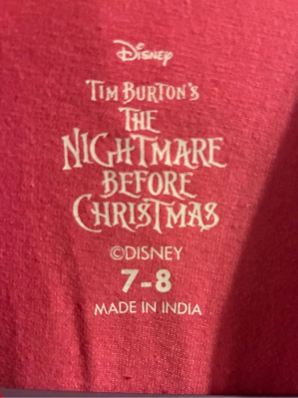 Disney THE NIGHTMARE BEFORE CHRISTMAS Multicolor Patchwork Hooded Costume Dress - Picture 4 of 6